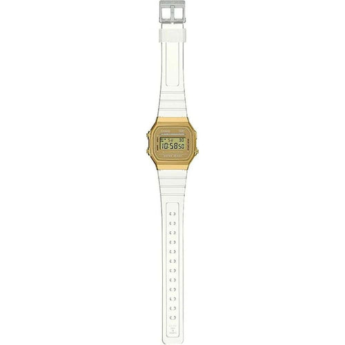 Load image into Gallery viewer, Unisex Watch Casio VINTAGE COLLECTION - TRANSPARENT BAND - GOLD-4
