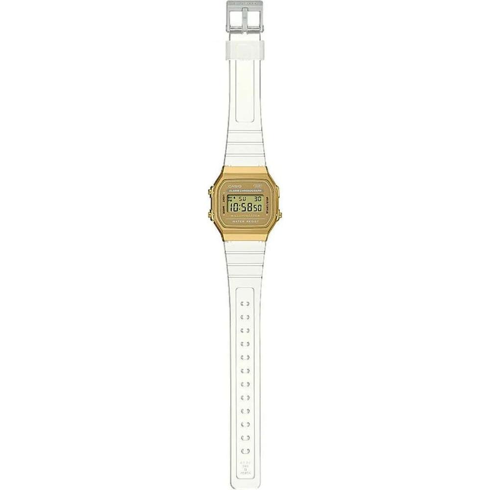 Unisex Watch Casio VINTAGE COLLECTION - TRANSPARENT BAND - GOLD-4