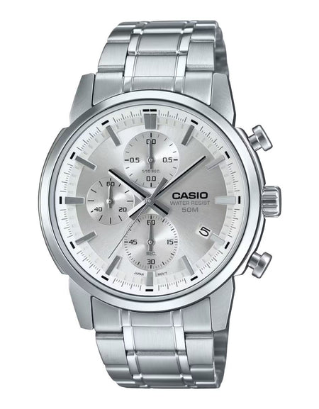 Men's Watch Casio MTP-E510D-7AVDF Silver (Ø 42 mm)-0