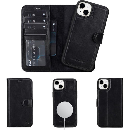 Load image into Gallery viewer, Casper iPhone 14 Series Detachable Leather Wallet Case-99
