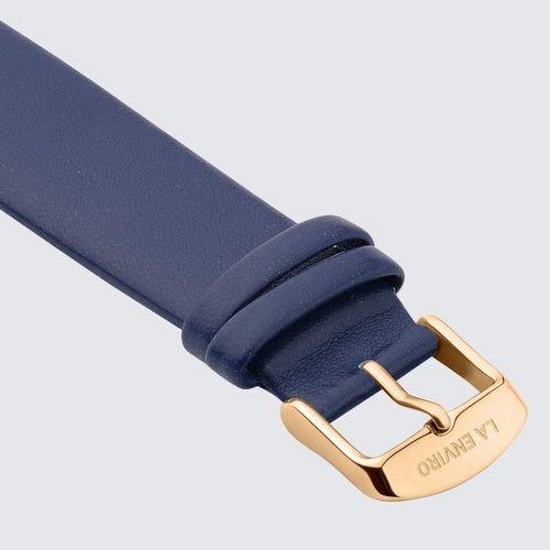 Load image into Gallery viewer, Blue Vegan Leather Unstitched Strap | 20MM
