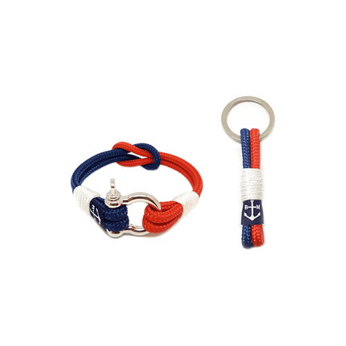 Load image into Gallery viewer, Garth Nautical Bracelet and Keychain-0
