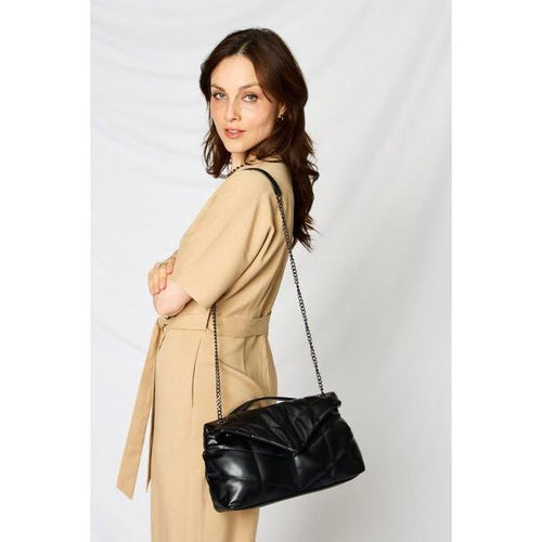 Load image into Gallery viewer, SHOMICO PU Leather Chain Handbag - A Touch of Elegance
