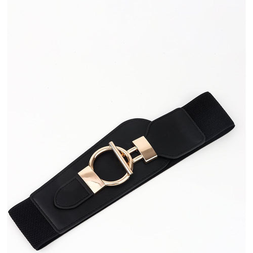 Load image into Gallery viewer, Classica Elastic Wide Belt with Alloy Buckle
