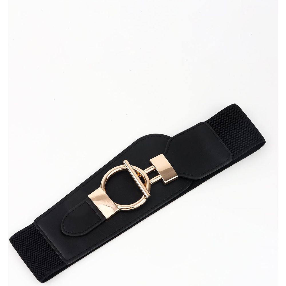 Classica Elastic Wide Belt with Alloy Buckle