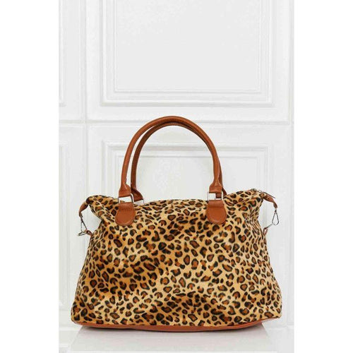 Load image into Gallery viewer, Luxury Animal Print Brushed Weekender Bag
