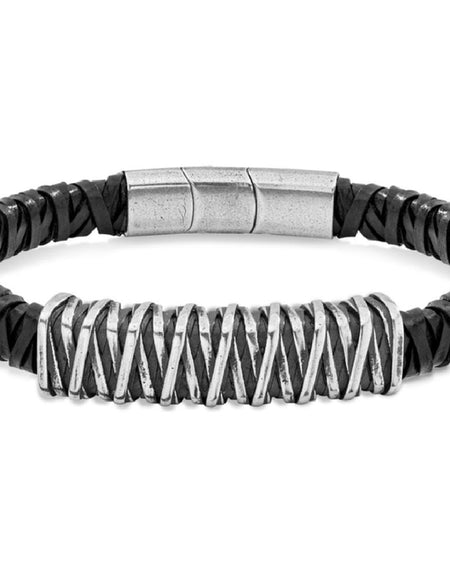 Men's Bracelet Police PEJGB2112302 Leather 19 cm-0