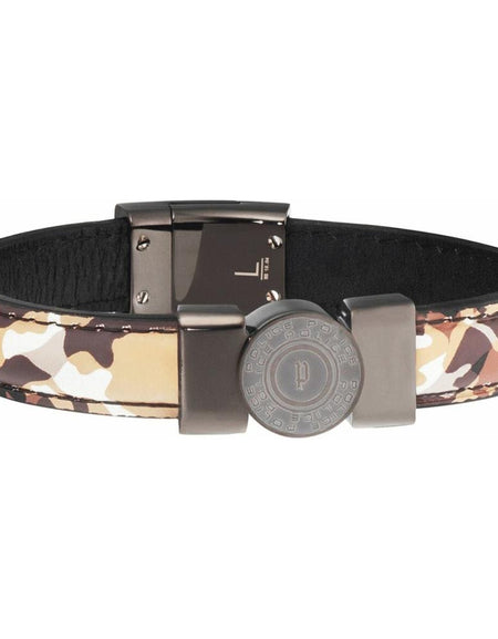 Men's Bracelet Police PJ25556BLU.02-L Leather 21 cm-0