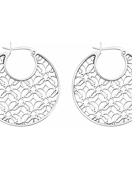 Ladies' Earrings Police PJ25593ESS.01 Stainless steel 3 cm-0