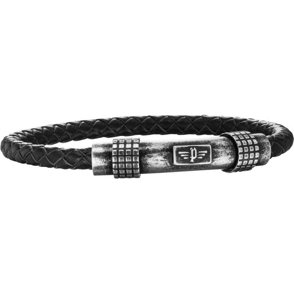 Men's Bracelet Police S14ALB02B Leather 19 cm-0