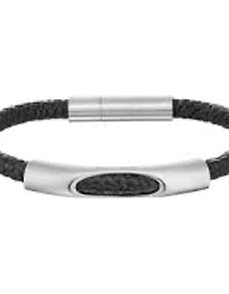 Men's Bracelet Police Leather 19 cm-0