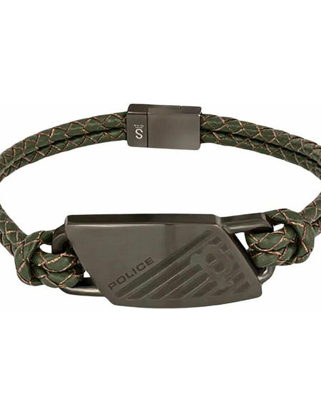 Men's Bracelet Police PJ26559BLU.03 Leather 19 cm-0