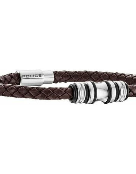 Men's Bracelet Police PJ25488BLC.02A Leather 19 cm-0