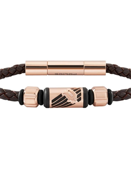 Men's Bracelet Police PJ26466BLC.03A Leather 19 cm-0
