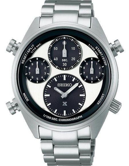 Men's Watch Seiko SFJ001P1 Silver (Ø 42 mm)-0