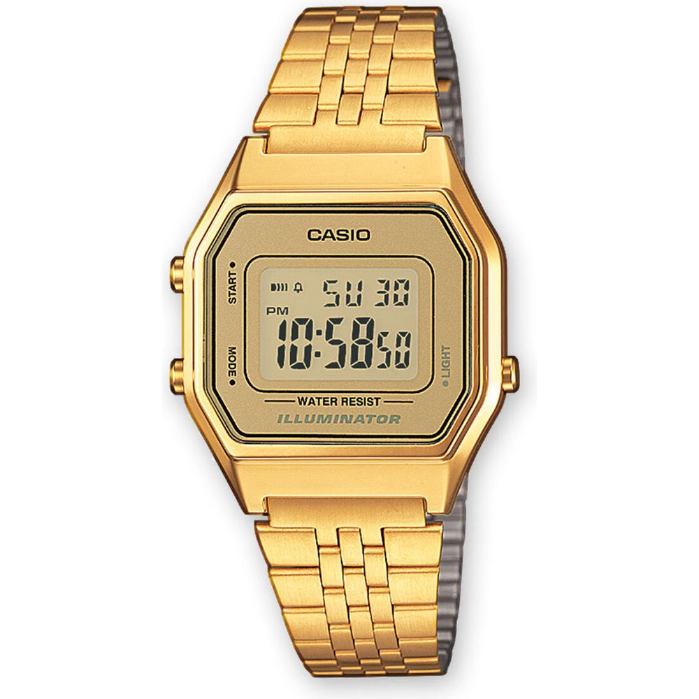 Unisex Watch Casio LA680WEGA-9ER Golden-0