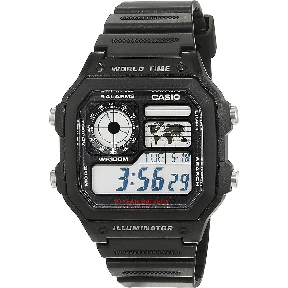Men's Watch Casio AE-1200WH-1AVEF Black-0