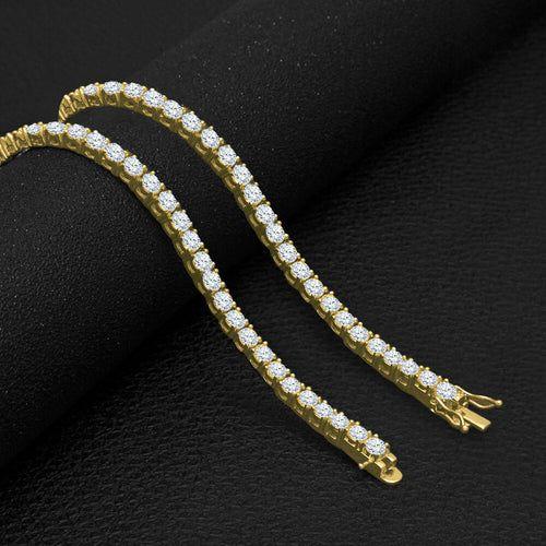 Load image into Gallery viewer, SPARKLE 925 SILVER TENNIS 3MM CHAIN I 929772
