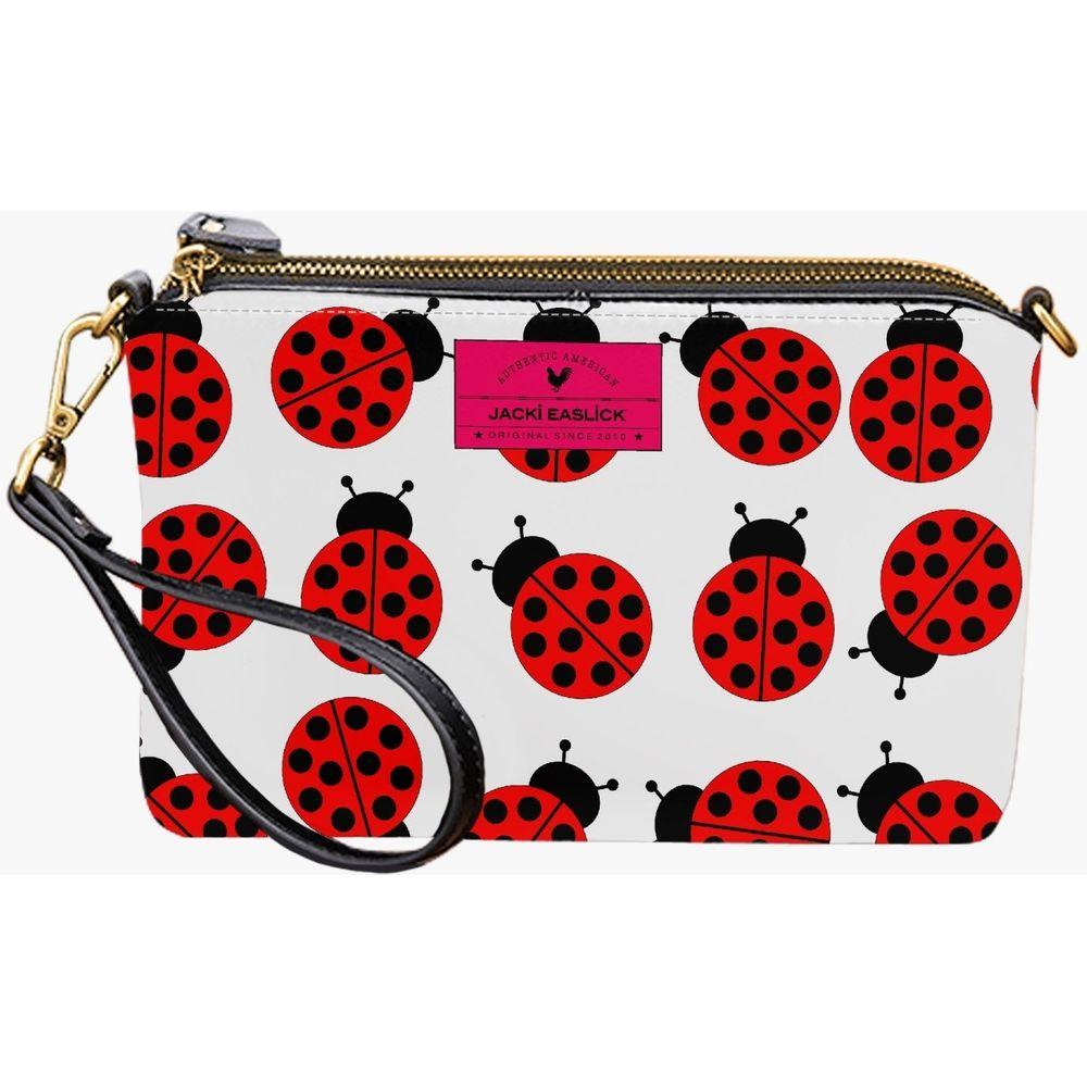 Jacki Easlick Ladybug Small Wristlet Clutch - Elegance in Every Detail