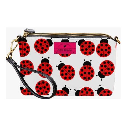 Load image into Gallery viewer, Jacki Easlick Ladybug Small Wristlet Clutch - Elegance in Every Detail
