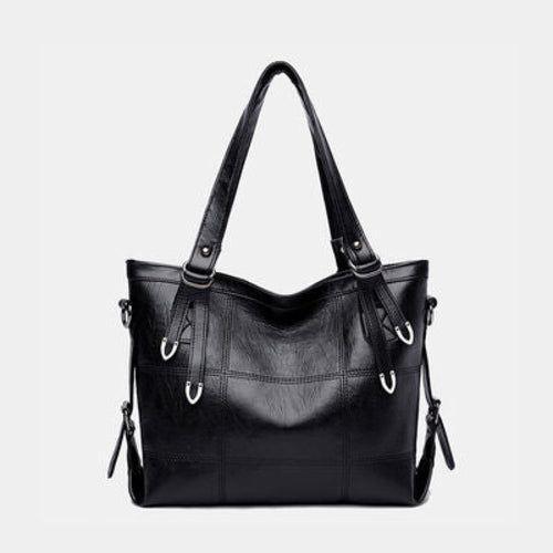 Luxurious PU Leather Medium Handbag