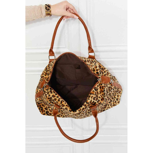 Load image into Gallery viewer, Luxury Animal Print Brushed Weekender Bag
