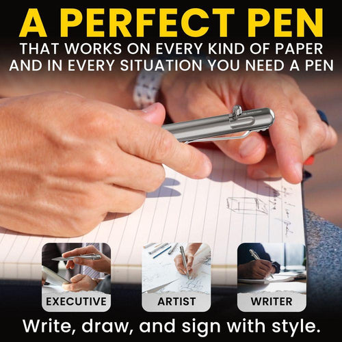 Load image into Gallery viewer, Titanium - Bolt Action Pen by Bastion®
