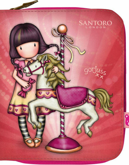 Purse Gorjuss Carousel Salmon 10 x 12 x 3 cm-0