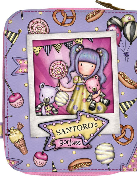 Purse Gorjuss First prize Lilac 10 x 12 x 3 cm-1