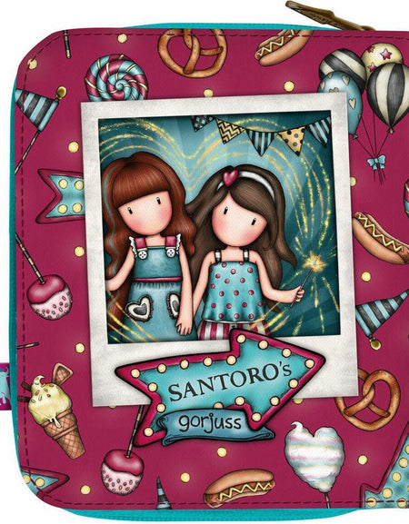 Purse Gorjuss Fireworks Maroon 10 x 12 x 3 cm-1