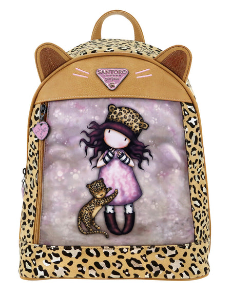 Casual Backpack Gorjuss Leopard (25,5 x 31 x 10 cm)-0