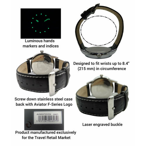 Load image into Gallery viewer, Men's Watch Aviator AVW6975G354 (Ø 45 mm)-3
