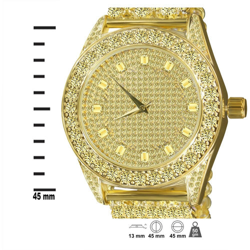 Load image into Gallery viewer, Majestic  CZ Watch - 5110164
