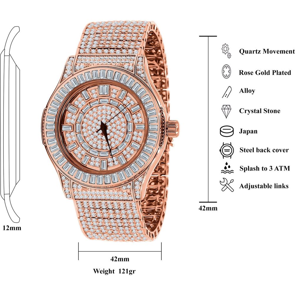 GALLANT Steel CZ Watch | 5110335