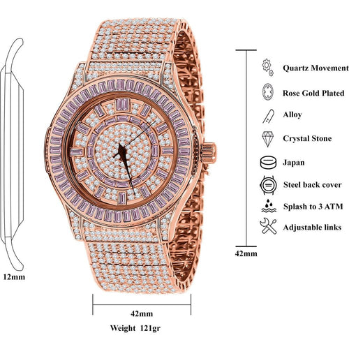 Load image into Gallery viewer, GALLANT Steel CZ Watch | 51103346
