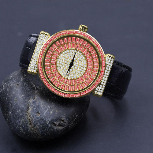 Load image into Gallery viewer, Plaltial Bling Leather Watch | 51103518
