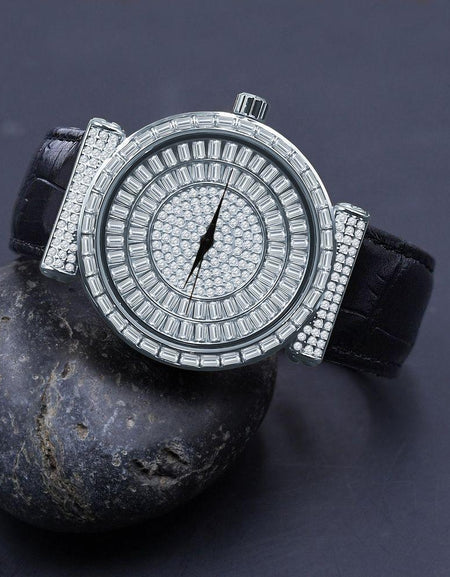 PALATIAL Bling Leather Watch: The Ultimate Expression of Elegance