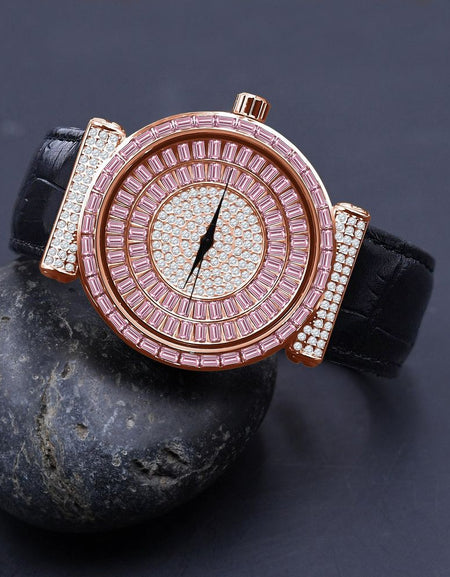 Plaltial Bling Leather Watch | 51103533