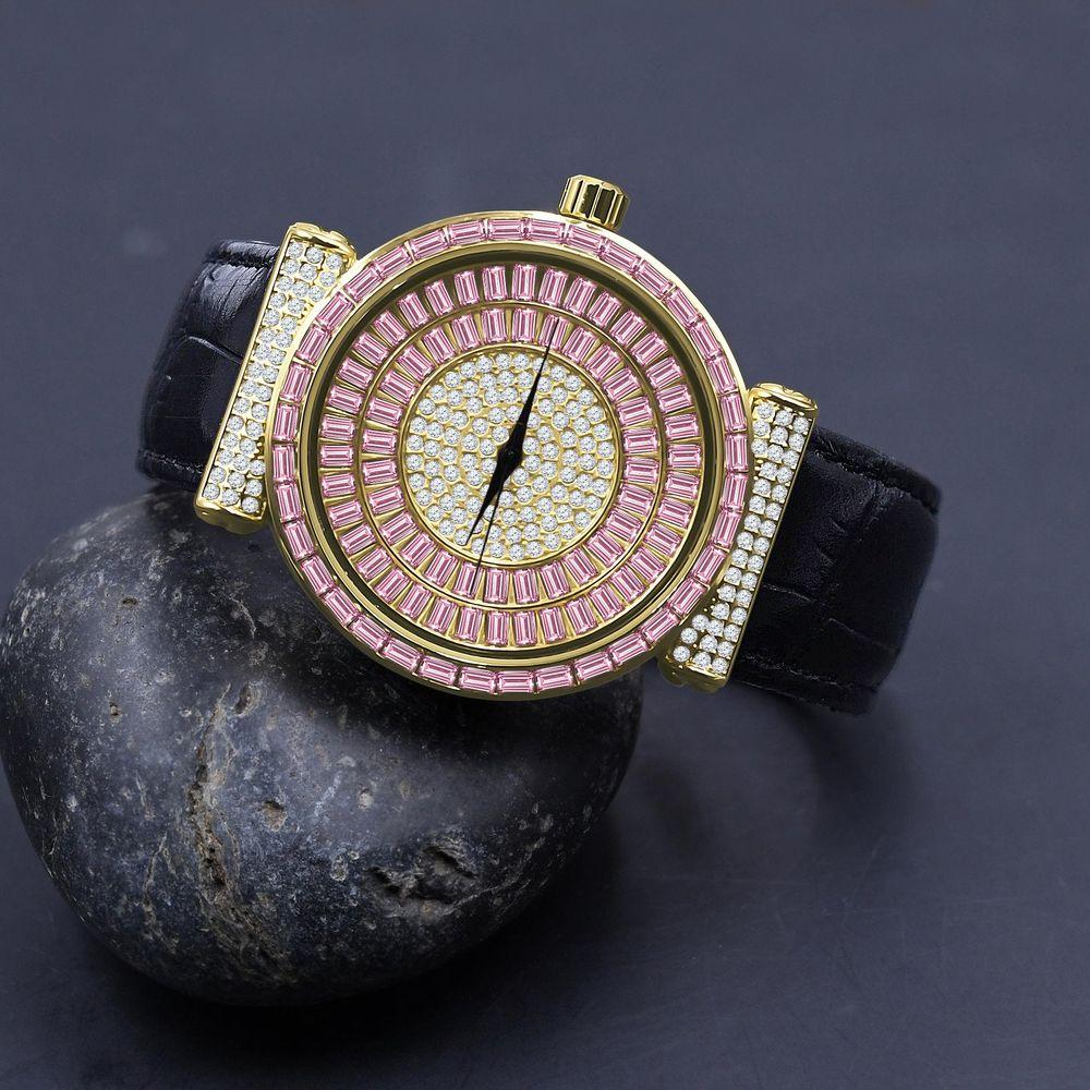 Plaltial Bling Leather Watch | 51103550