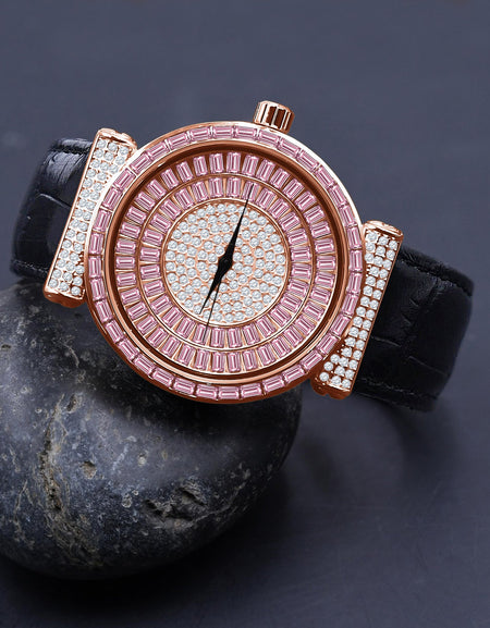 Plaltial Bling Leather Watch | 51103533