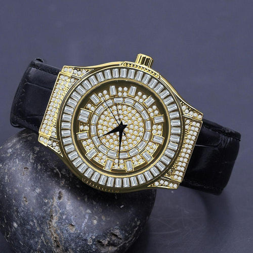 Load image into Gallery viewer, Conspicious Bling Leather Watch | 5110362
