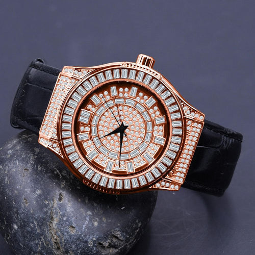 Load image into Gallery viewer, Conspicious Bling Leather Watch | 5110365
