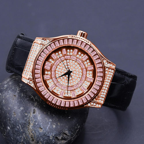 Load image into Gallery viewer, Conspicious Bling Leather Watch | 51103633
