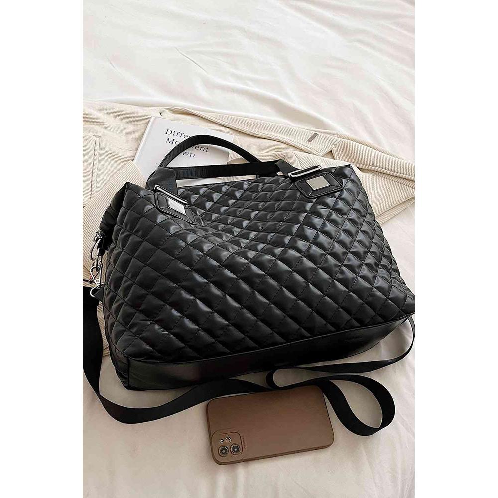 Elegant PU Leather Oversize Handbag