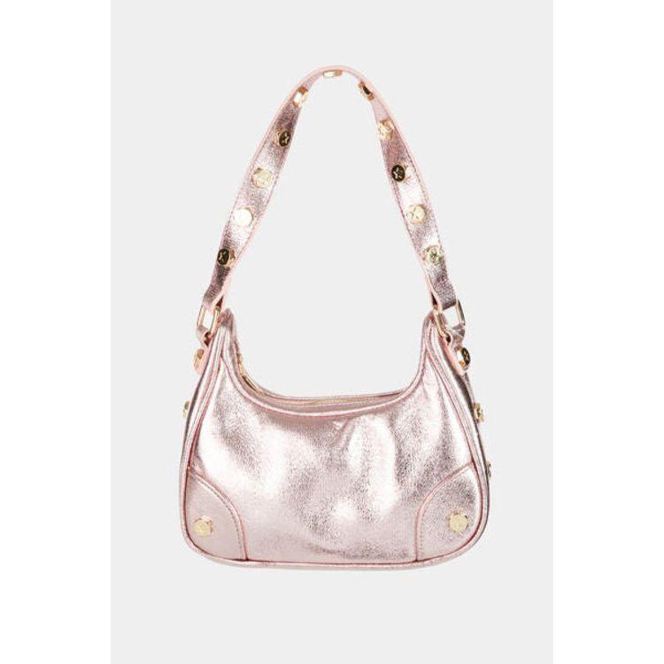 Fame Star Button Trim Hobo Handbag - A Luxurious Statement Piece