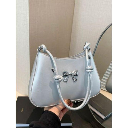 Load image into Gallery viewer, Bow PU Leather Knotted Strap Handbag – An Epitome of Elegance
