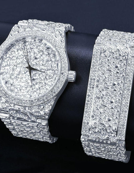 SUNDIAL Ultra Bling Watch Set - A Masterpiece of Elegance