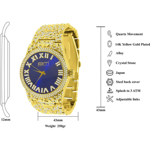 Load image into Gallery viewer, FLAMBOYANT ULTRA BLING WATCH SET | 5302913
