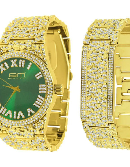 FLAMBOYANT Ultra Bling Watch Set: A Statement of Luxury and Elegance
