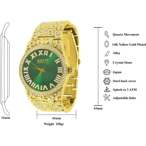 Load image into Gallery viewer, FLAMBOYANT ULTRA BLING WATCH SET | 5302922
